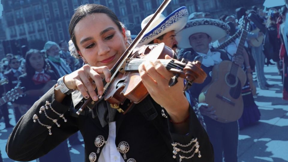 Más de 1,100 mariachis se dieron cita en CDMX