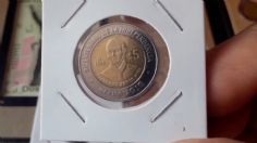 Esta es la moneda conmemorativa de 5 pesos que ahora vale más de 400 mil, en Mercado Libre