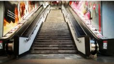 Metro CDMX: mujer de la tercera edad resbala y cae de las escaleras en la estación Polanco