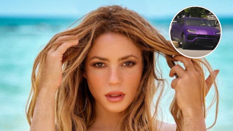 Shakira regalará a un fan el lujoso Lamborghini del videoclip de su canción “Soltera”