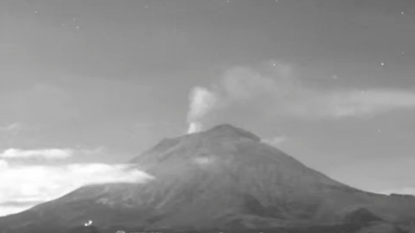 VIDEO: espeluznantes aullidos son grabados por cámara que monitorea al volcán Popocatépetl