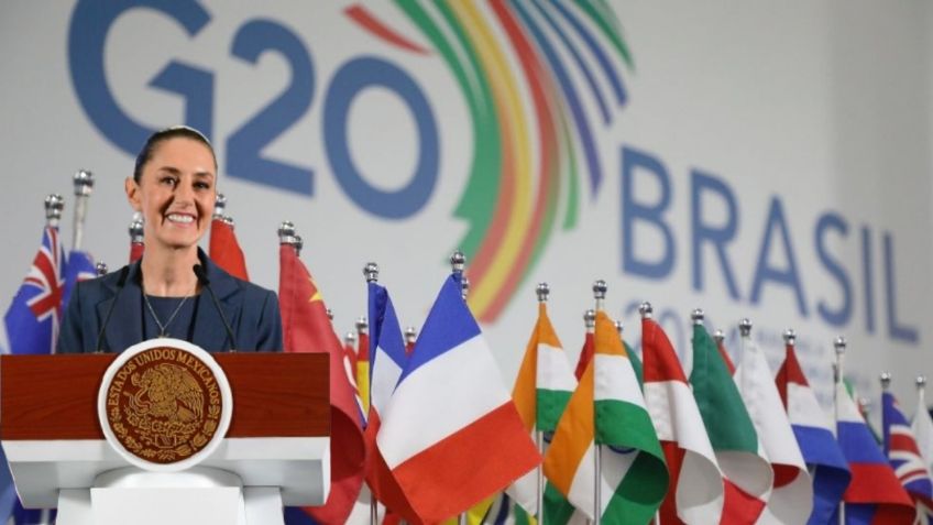 Sheinbaum anuncia al Senado su ausencia para participar en el G20 en Brasil