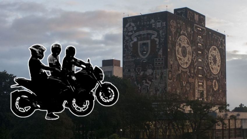 Menores en moto y con navaja asaltan en inmediaciones de Ciudad Universitaria; roban celulares y computadoras