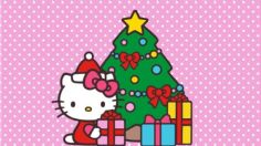 Diez dibujos navideños de Hello Kitty para colorear e imprimir esta Navidad