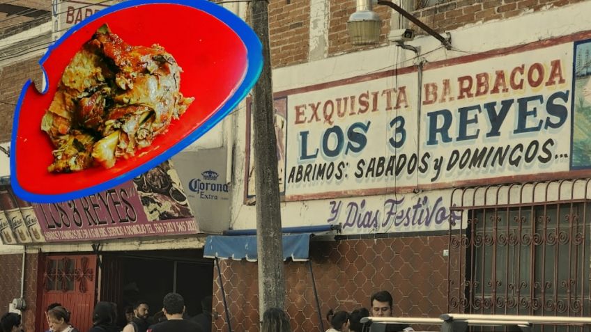 Barbacoa Los 3 Reyes, el restaurante más popular de la CDMX y que desde hace décadas sirve los mejores tacos