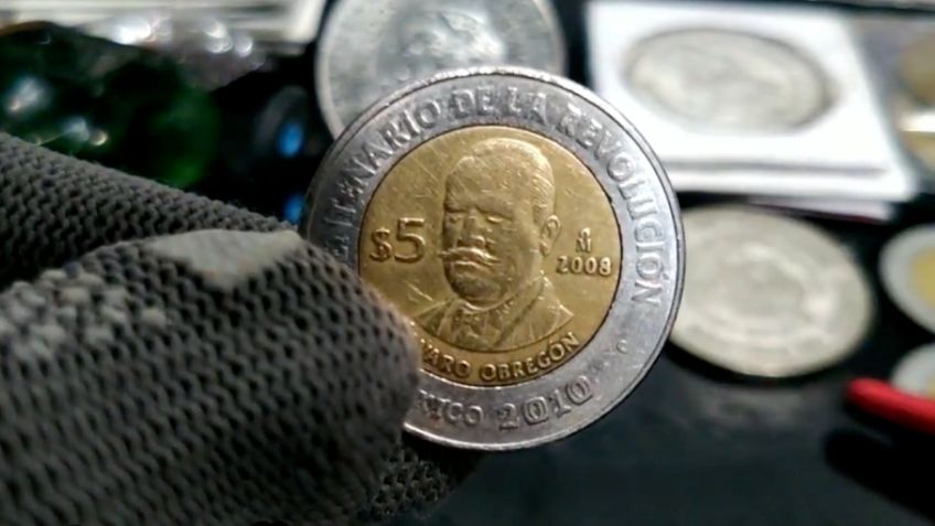 Pagan más de 17 mil pesos por esta moneda conmemorativa de 5 pesos en Mercado Libre