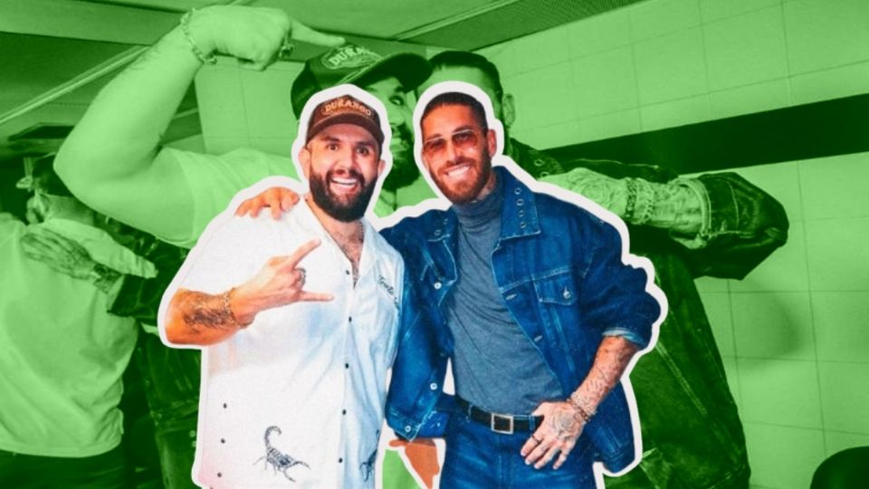 El famoso cantante mexicano y Sergio Ramos se lucieorn en increíble foto