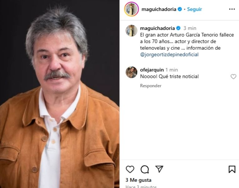 muere actor Arturo García Tenorio