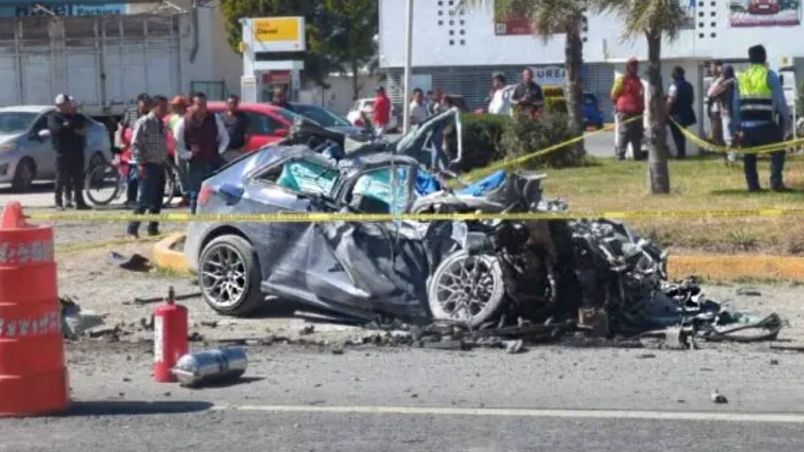 Mujer embarazada sobrevive de milagro a fuerte choque