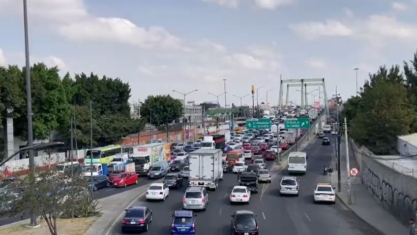 Cierre de puente en Iztapalapa deja caos vial en avenida República Federal | ALTERNATIVAS