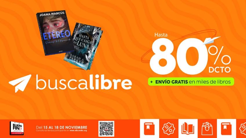 Buen Fin: BUSCALIBRE ofrece descuentos de hasta el 80% en libros