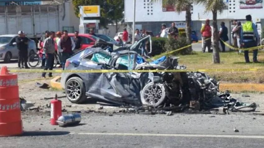 IMÁGENES FUERTES | mujer embarazada sobrevive de milagro a fuerte choque; pide auxilio desesperadamente