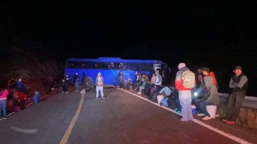 Más de 40 trabajadores agrícolas se salvan de milagro tras fuerte accidente en carretera de Baja California Sur