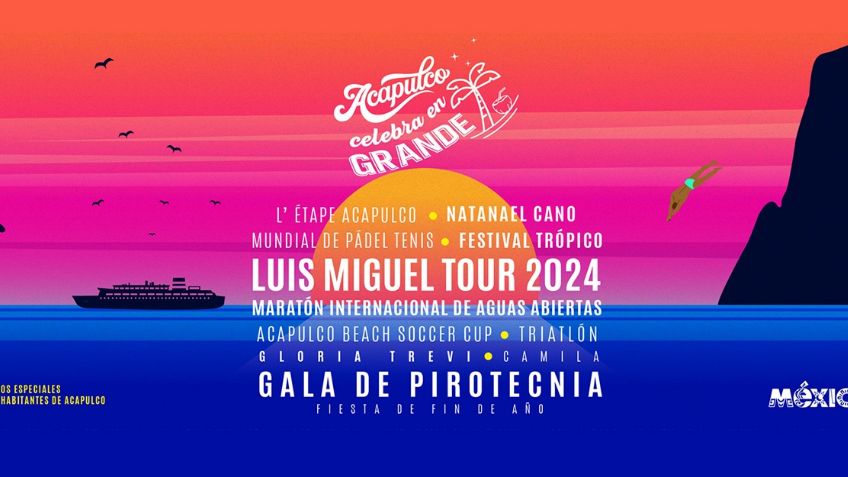 Acapulco celebra en grande: Una invitación abierta para disfrutar de los eventos del puerto este fin de año