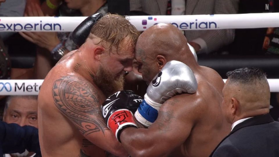 Jake Paul venció a Mike Tyson en ocho asaltos por decisión unánime.