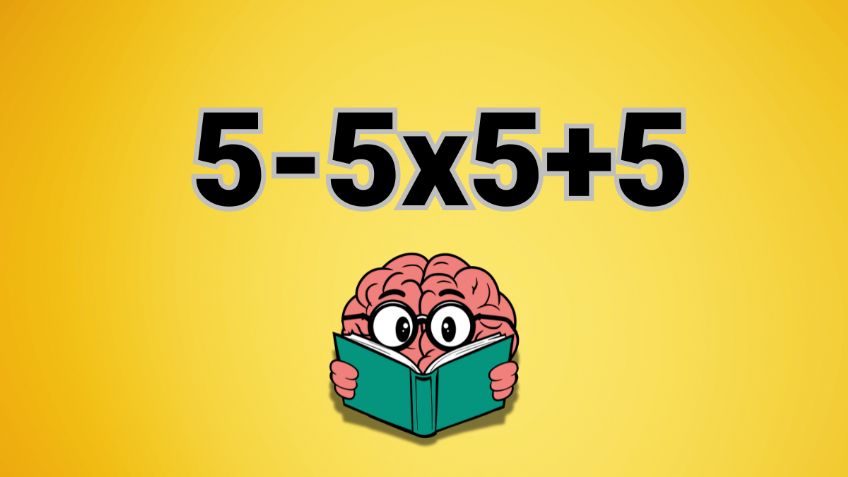 Dime la respuesta de 5-5x5+5; el acertijo matemático que pocos resuelven