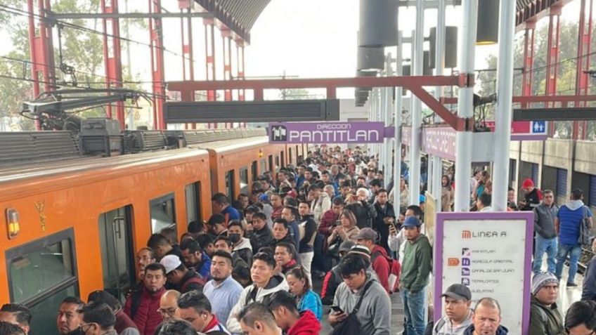 Metro CDMX: usuario se arroja al paso del tren en Línea A, suspenden servicio