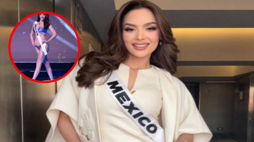 María Fernanda Beltrán desfila en traje de baño y traje de noche en la semifinal de Miss Universo 2024