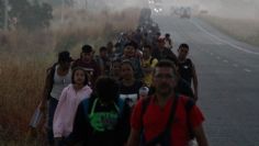 Caravana migrante abandona Chiapas y se interna en Oaxaca