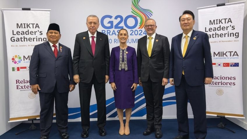 Se reúnen líderes de MIKTA en cumbre del G20