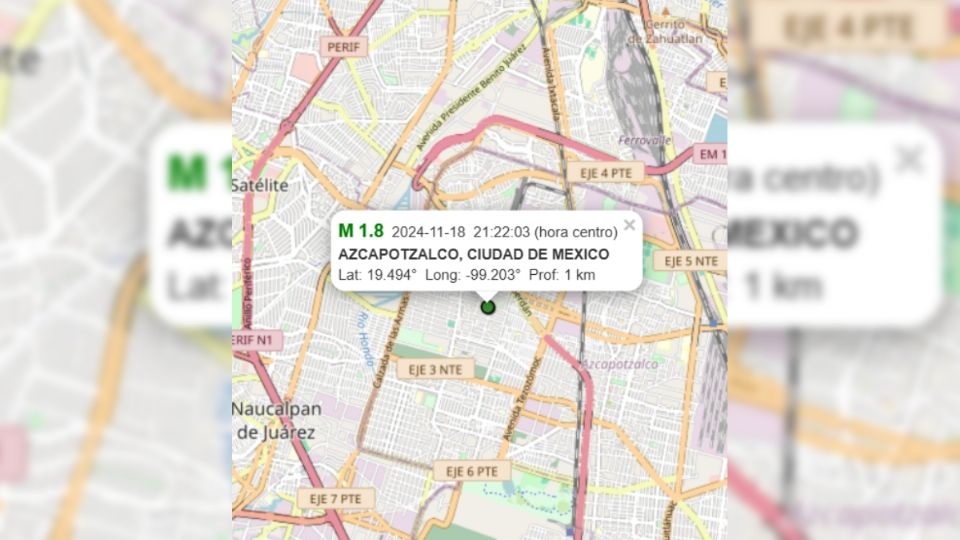 Los dos movimientos telúricos se percibieron al norte de la capital.