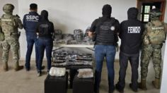 Resultado de la coordinación del Gabinete de Seguridad, se realizaron dos cateos en Chiapas donde se aseguraron armas, municiones y aparente droga