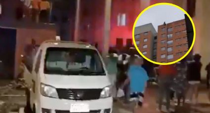 VIDEO: hombre lanza a su hija del tercer piso y sus vecinos lo linchan, ambos murieron