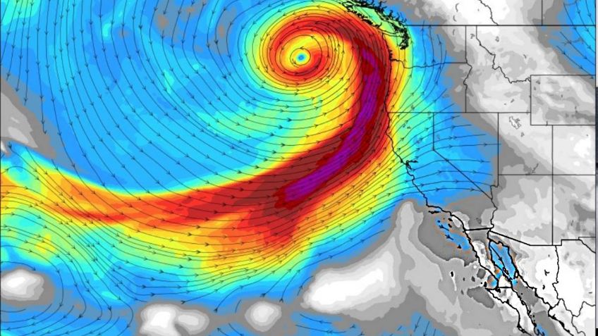 Ciclón bomba estallará HOY con la fuerza de un huracán categoría 4 | ¿afectará a México?