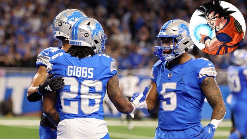 Al estilo de Goku, jugadores de Detroit Lions celebran touchdown: VIDEO