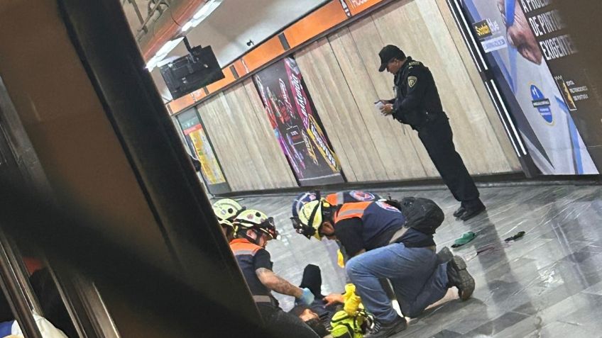 "Estaba detrás de mí con un cuchillo"; narra testigo del ataque en Línea 7 del Metro donde apuñalaron a 3 usuarios