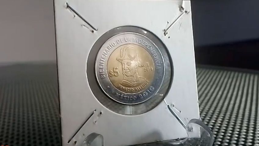 Esta es la valiosa moneda de 5 pesos que se vende en más de 120,000 en Mercado Libre