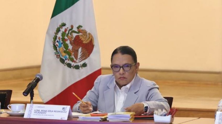 Rosa Icela Rodríguez se reúne con el gobernador de Oaxaca y Consejeros del INE