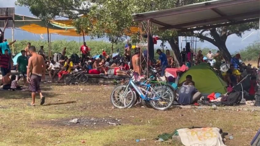 Una nueva caravana de migrantes cruza el territorio oaxaqueño