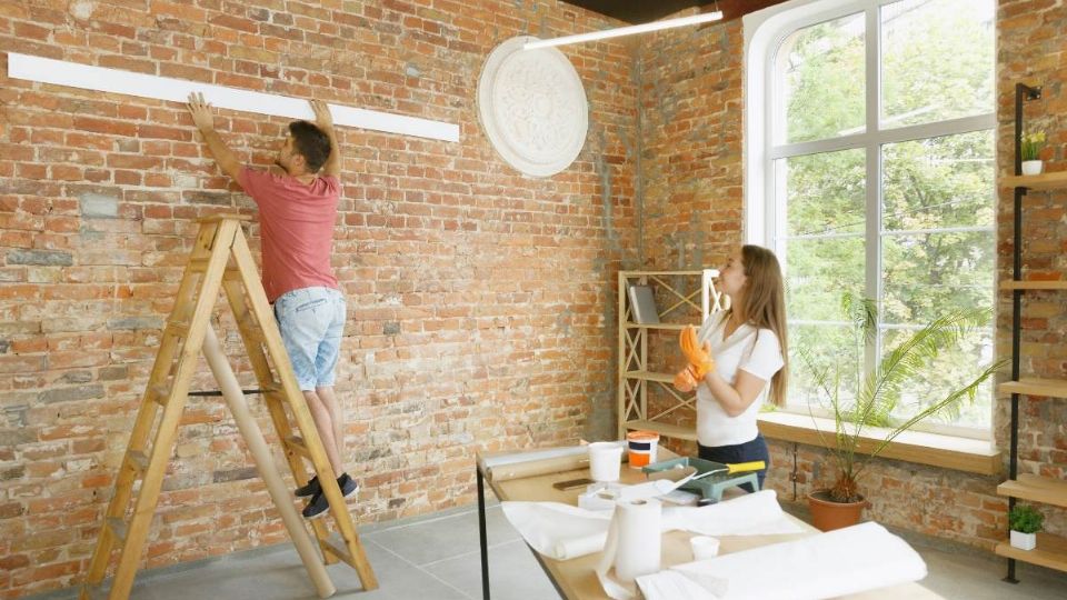 Arreglos al interior de una casa