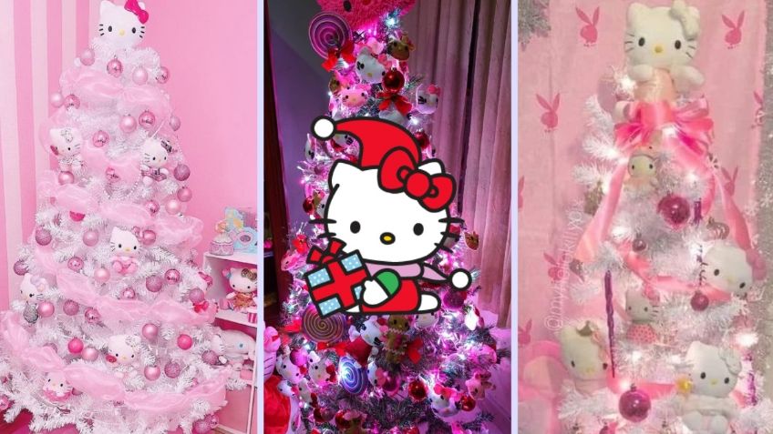 Cinco ideas económicas y muy kawaii para decorar tu árbol de Navidad con temática de Hello Kitty