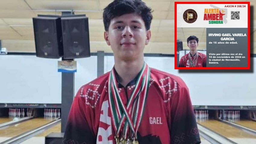 Irving tiene 16 años y es campeón nacional de boliche; salió de su casa y desapareció junto con su amigo en Hermosillo