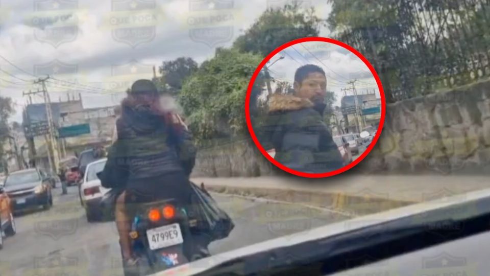 Hombre que agredió a una mujer en el Edomex