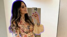 Ximena Navarrete luce por primera vez su pancita de embarazo; muestra el glamur de la maternidad con jeans y gabardina de cuero | FOTOS