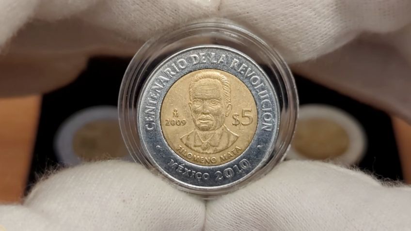 Las 3 monedas conmemorativas de 5 pesos que valen 700 mil, emitidas por Banxico