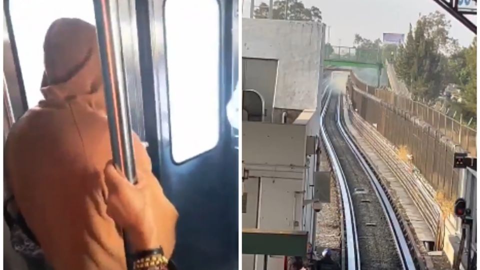 Pasajero se arroja de tren por crisis nerviosa