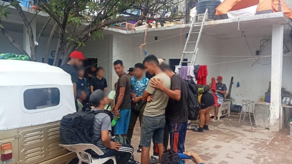 Rescate de migrantes en Oaxaca