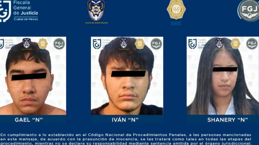 FGJ y SSC detienen a tres personas por homicidio calificado y tentativa de transfeminicidio en CDMX