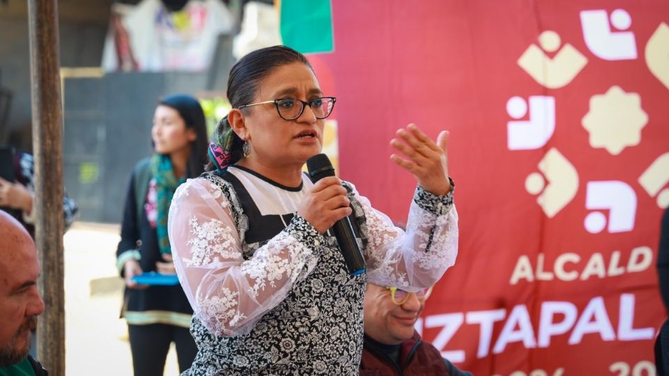 “Estamos aplicando una acción y una política prioritaria y de alto impacto social a una zona específica de Iztapalapa que requiere atención especial'