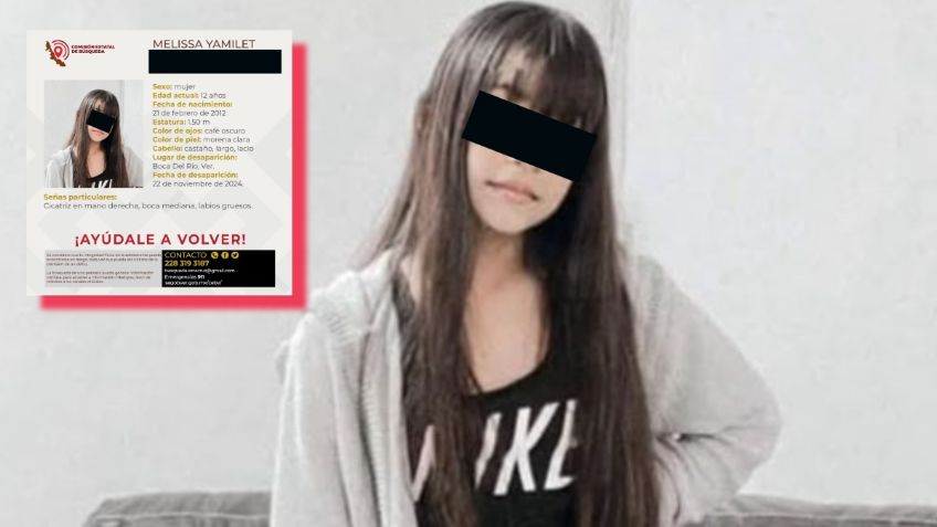 Localizan a Melissa, menor de 12 años que estaba desaparecida en Veracruz; su mamá recibió extorsiones por hasta 2 mdp