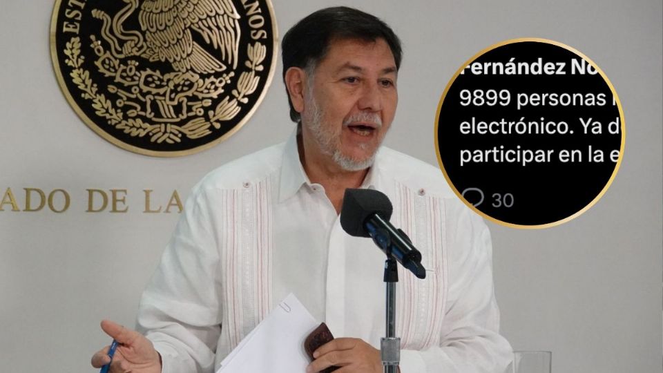 Fernández Noroña destacó la participación de los aspirantes a cargos en el Poder Judicial.