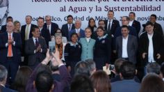 Claudia Sheinbaum firma acuerdo para el derecho humano al agua para toda la población sin importar el color del partido