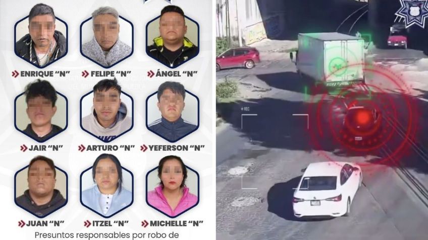 Detienen en Puebla a presuntos integrantes de una banda dedicada al robo de transporte de carga