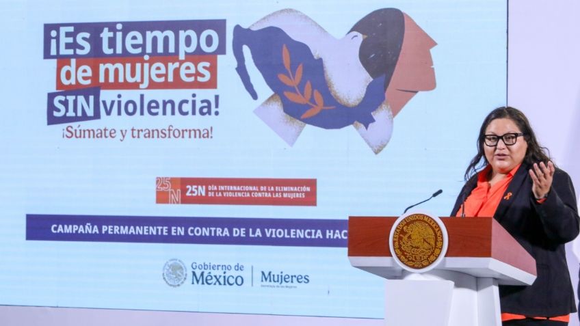 Este es el mejor momento para construir una sociedad más armónica: Citlalli Hernández, sobre la campaña "Es tiempo de mujeres sin violencia"