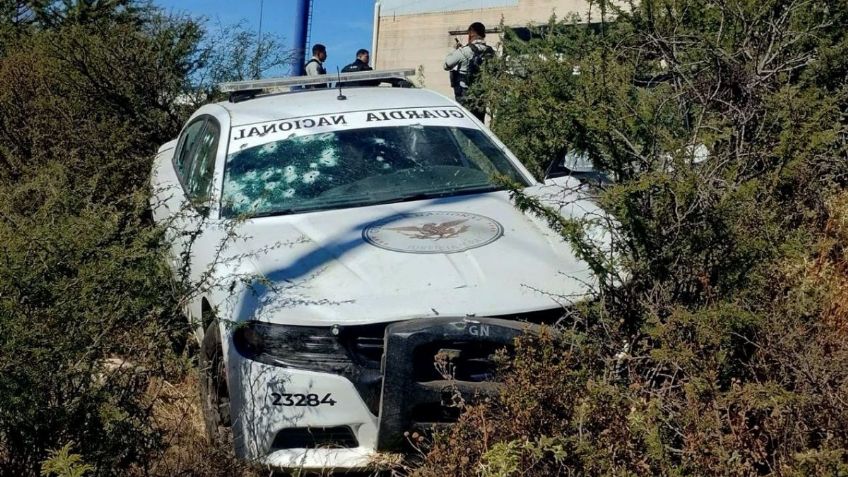 Civiles fuertemente armados atacan a elementos de la Guardia Nacional en Sombrerete