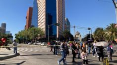 Maestros y triquis marchan sobre Paseo de la Reforma y provocan caos vial; se dirigen al Zócalo